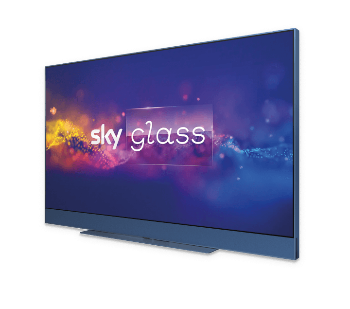 Images of Sky Glass on a tv